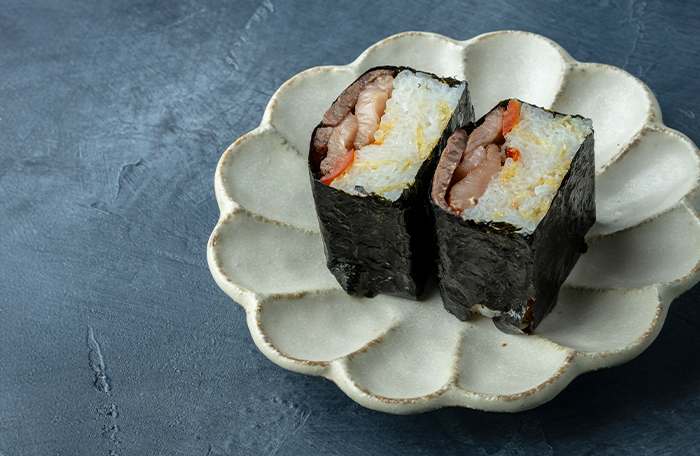 Lomo Saltado (Musubi) -  Papas Crisp